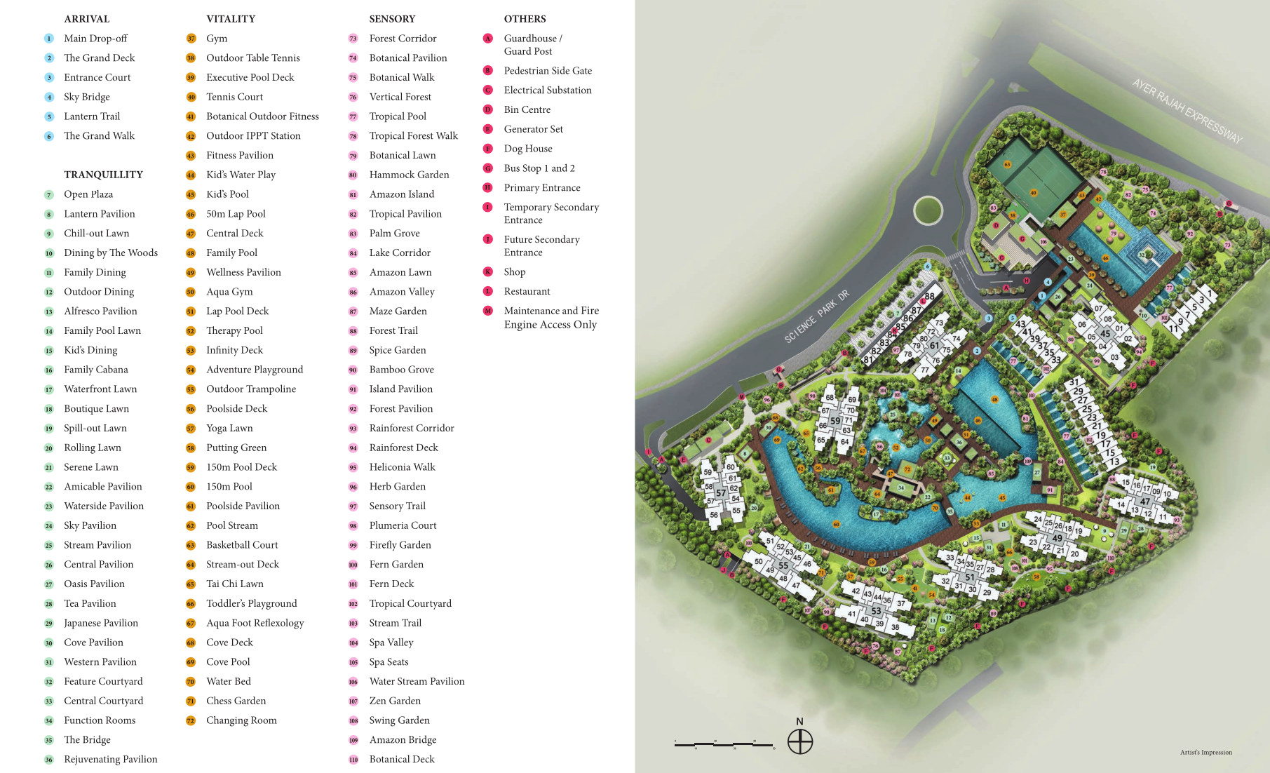 normanton park site plan