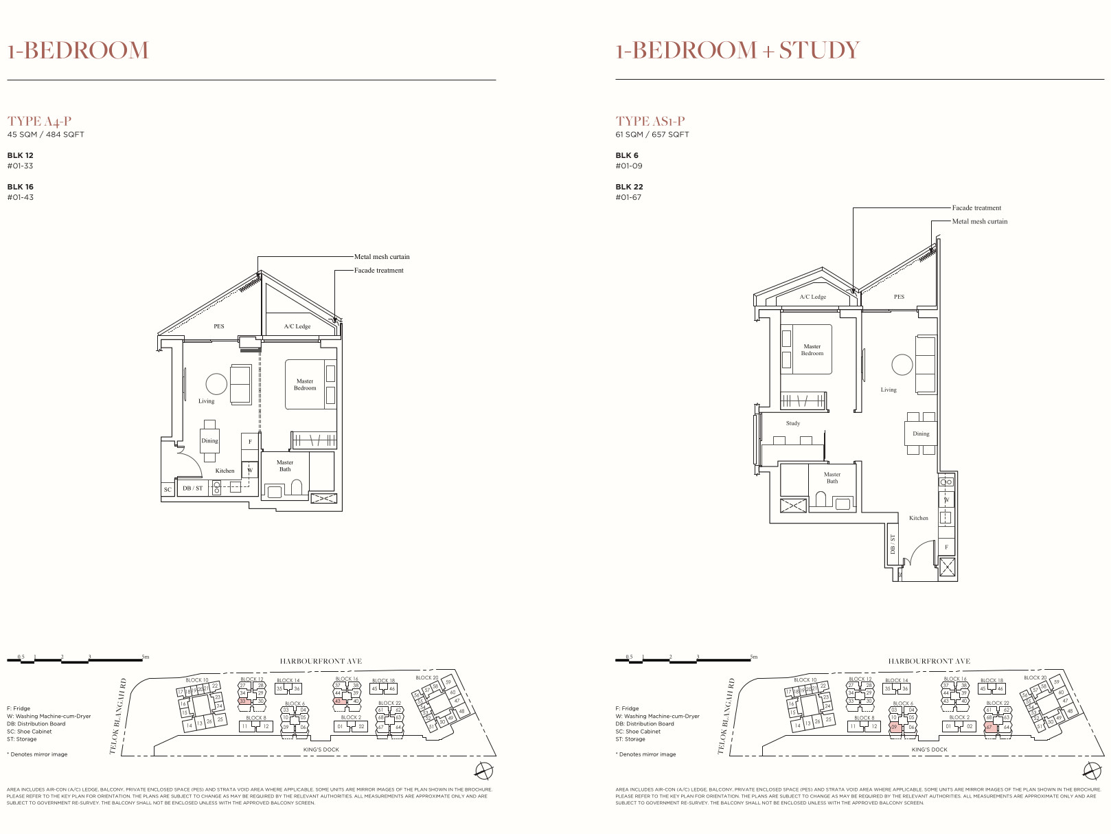 1 - Bedroom + Study